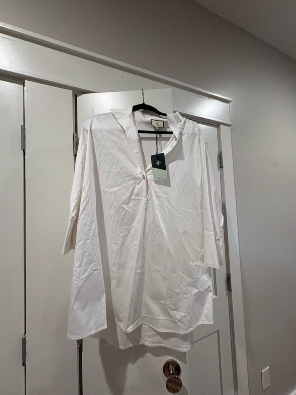 Tuckernuck White Relaxed Cotton Tunic - Picture 3 of 5